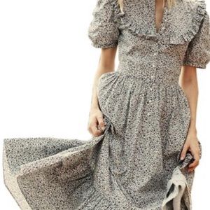 Doen Jolie Dress Navy Champignon Floral